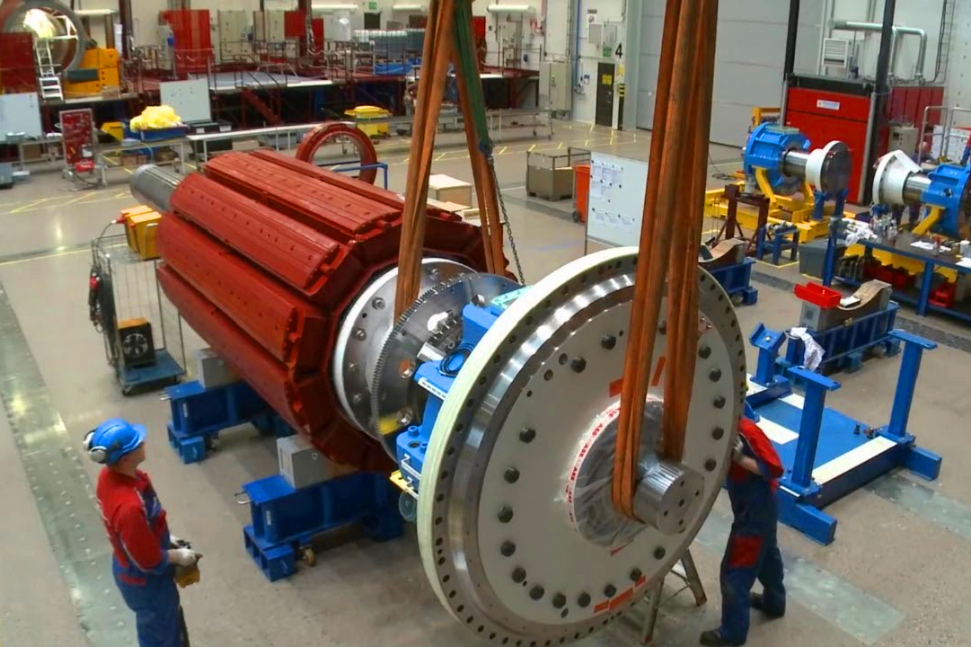 巨輪螺旋槳<em>電機</em><em>組裝</em>過程