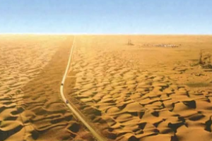 塔里木沙漠公路—目前<em>世界上</em>在流動沙漠中修建<em>的</em><em>最長</em><em>的</em>公路