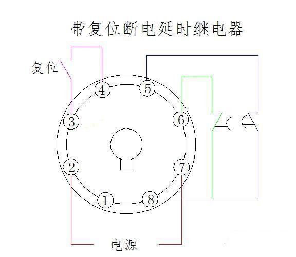 斷電<em>延時</em>繼電器復位功能
