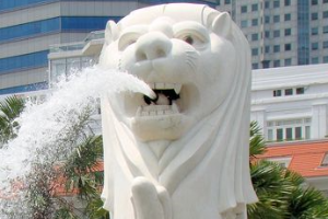 新加坡——魚尾獅像