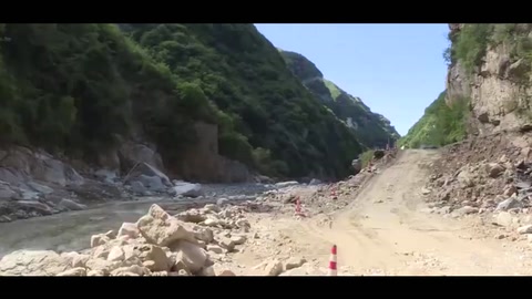 101省道藍田水毀路段提前搶通