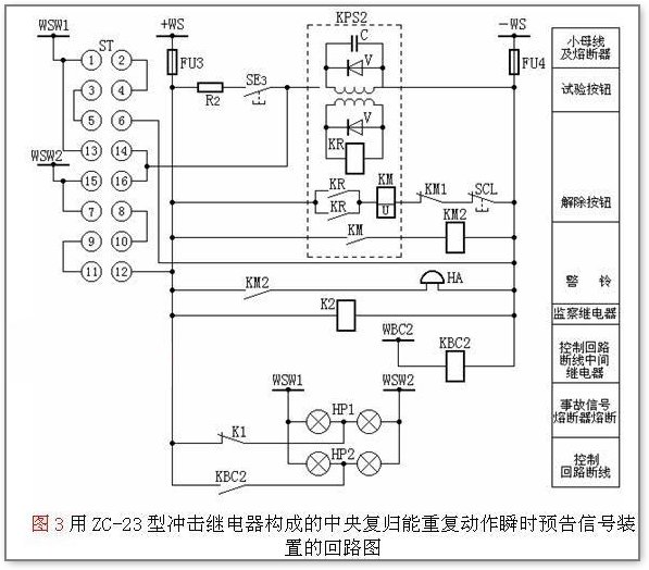 預(yù)告信號機(jī)電路圖