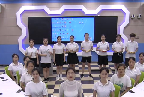 <em>學生</em><em>課堂</em>回課<em>表演</em><em>壯族</em><em>民歌</em>《<em>放</em><em>雁</em>》