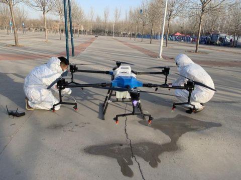 疫情防控用上高科技！平谷馬坊用無(wú)人機(jī)<em>消毒</em>