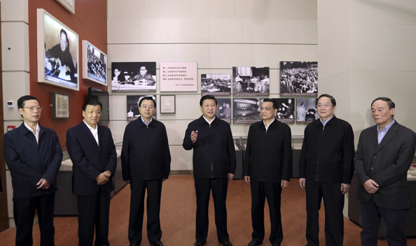 習近平和其他中央領導參觀大型展覽《<em>復興</em>之路》并發表重要講話