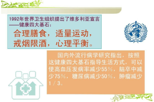 維多利亞宣言—健康的四大基石