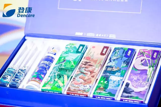 以“國潮”為主題結合冷酸靈經典廣告詞打造四款產品