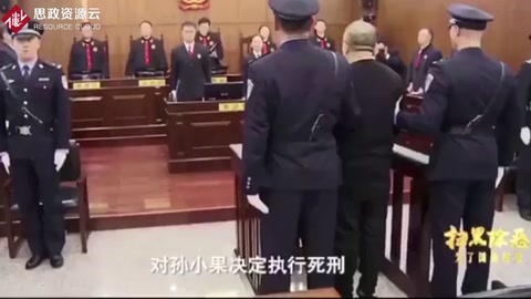 <em>孫</em>小果被執(zhí)行死刑