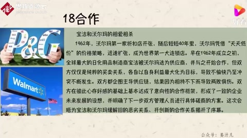 寶潔與沃爾瑪兩企業<em>的</em>相愛相殺，告訴我們什么叫做<em>合作</em>共贏！