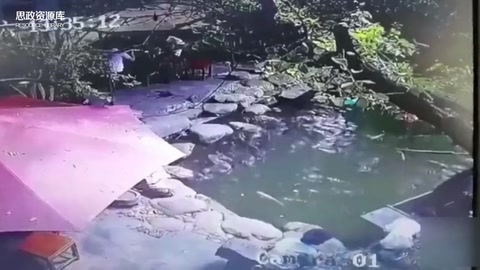 前國腳韓鵬救落水兒童