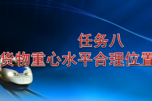 <em>課件</em>：<em>鐵道</em><em>交通</em><em>運營</em><em>管理</em><em>專業</em>《<em>鐵路</em><em>普通</em><em>貨物運輸</em>—4.2 <em>貨物</em><em>重心</em><em>水平</em><em>合理</em><em>位置</em>的<em>確定</em>（一）》