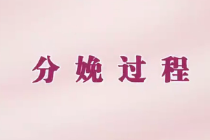 母嬰護理：產婦的分娩過程