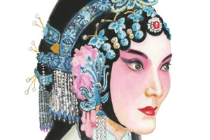 京劇頭飾—點翠頭面