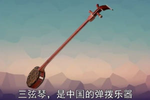 中國彈撥樂器—三弦琴
