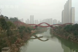 長沙梅溪湖中國結“網紅橋”