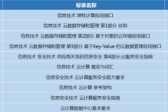 <em>國內</em><em>云</em><em>計算</em>標準體系