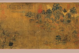 游春圖：隋朝畫家展子虔創作的繪畫作品