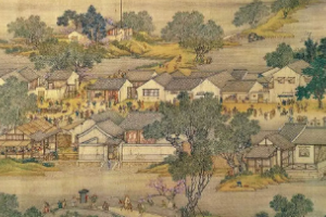 清明上河圖—清代宮廷畫家創(chuàng)作的紙本淺設(shè)色畫