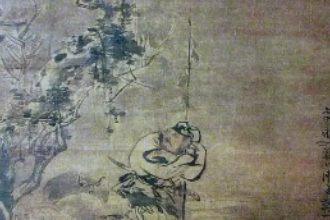 美育類資源—陳子和創作國畫《蘇武牧羊圖》