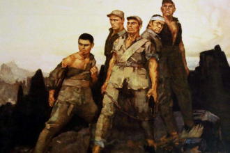 美育類資源—《狼牙山<em>五</em>壯士》詹建俊油畫作品