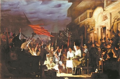 《<em>南昌起義</em>》（油畫）